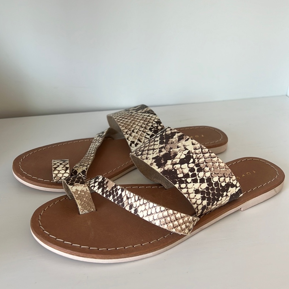 Topshop Snake Print‎ Sandals